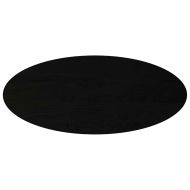 Плот за маса, тъмнокафяв, 140x60x2 см, дъб масив, овална