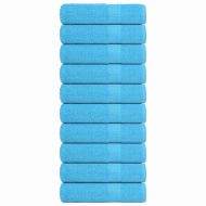 Кърпи за баня FROGN 10 бр. Тюркоазени 100x150 см 360 г/м²