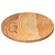 Плот за маса, светлокафяв, 100x50x2 см, дъб масив, овална