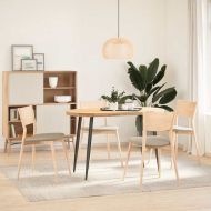 Крака за конзолна маса, конична форма, 4 бр., антрацит, 72-73 см, стомана