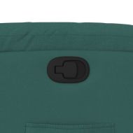 Изправящ реклайнер стол, тъмнозелен, текстил