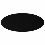 Плот за маса, тъмнокафяв, 140x60x4 см, дъб масив, овална