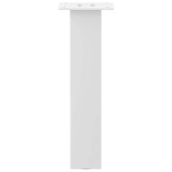 Крака за масичка за кафе, 4 бр., бели, 42 см, стомана