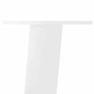 Крака за масичка за кафе, 4 бр., бели, 42 см, стомана