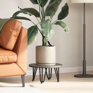 Крака тип „фиби“ за масичка за кафе, 4 бр., черни, 20 см, масивна стомана