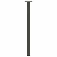 Крака за конзолна маса, 4 бр., антрацит, 72-74 см, стомана