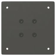 Крака за конзолна маса, 4 бр., антрацит, 72-74 см, стомана