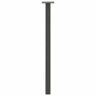 Крака за конзолна маса, 4 бр., антрацит, 72 см, стомана