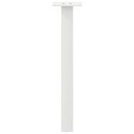 Крака за масичка за кафе, 4 бр., бели, 42 см, стомана