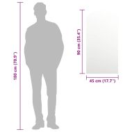 Огледало, 90x45 см, стъкло