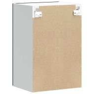 Кухненски стенен шкаф със стъклена врата "Porto" черно