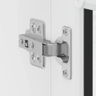 Кухненски стенен шкаф със стъклена врата "Porto" черно