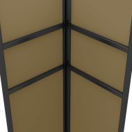 Шатра с двоен покрив и LED светещи стрингове, 3x3x2,7 м, таупе