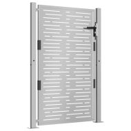 Градинска порта 100x150 см, кортенова стомана, квадратен дизайн