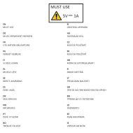 Коледен гирлянд с LED лампички, 5 м