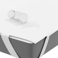 Протектор за матрак, бял, 140x190 см, водоустойчив