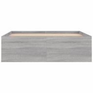 Рамка за легло, сив сонома, 120x200 см