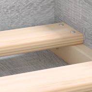 Рамка за легло, сив сонома, 120x200 см