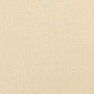 2-местно разтегателно канапе с две възглавници кремаво текстил