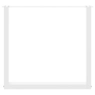 Крака за трапезна маса, U-образни, 3 бр., бели, 80x(72-73) см, стомана