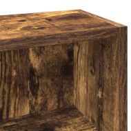 CD шкафове, 2 бр, опушен дъб, 21x16x93,5 см, инженерно дърво