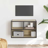 ТB шкаф, сонома дъб, 60x31x39,5 см, инженерно дърво и метал