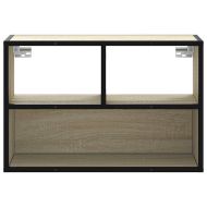 ТB шкаф, сонома дъб, 60x31x39,5 см, инженерно дърво и метал