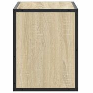 ТB шкаф, сонома дъб, 60x31x39,5 см, инженерно дърво и метал