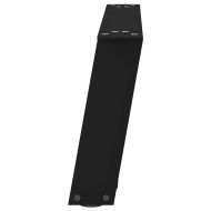 Крака за масичка за кафе, U-образни, 2 бр., черни, 70 x (30-31) см, стомана