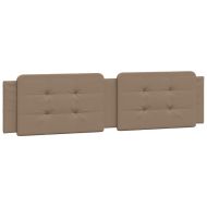 Мека табла за легло Zadar, капучино, 200 см, изкуствена кожа