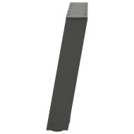 Крака за масичка за кафе, U-образни, 2 бр., антрацит, 70 x (42-43) см, стомана