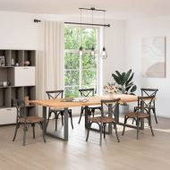 Крака за трапезна маса, U-образни, 3 бр., антрацит, 100x(72-73) см, стомана