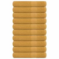 Кърпи за сауна FROGN 10 бр. Златни 80x200 см 360 г/м²