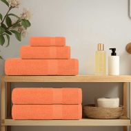 Кърпи за баня FROGN 10 бр. Оранжеви 100x150 см 360 г/м²