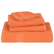 Кърпи за баня FROGN 10 бр. Оранжеви 100x150 см 360 г/м²