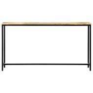 Конзолна маса, 140x35x76 cм, мангово дърво масив