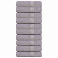 Кърпи за баня FROGN 10 бр. Сиви 100x150 см 360 г/м²