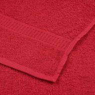 Кърпи за сауна FROGN 4 бр. Червени 80x200 см 360 г/м²