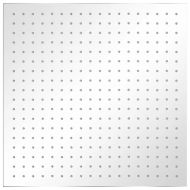 Душ пита от неръждаема стомана с квадратна форма, 50x50 cм