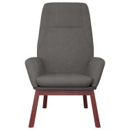 Релакс стол, светлосив, текстил