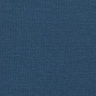 Мека табла за легло, синя, 140 см, плат