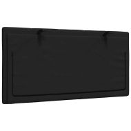 Мека табла за легло Hanko, черна, 100 см, плат