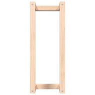 Поставка за хавлии 23x18x60 см борово дърво масив