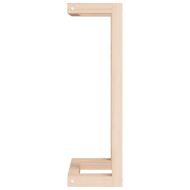 Поставка за хавлии 23x18x60 см борово дърво масив
