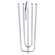 Затъмняващи завеси с куки, 2 бр, кадифе, тъмносини, 140x175 см