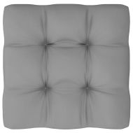 Градинска палетна табуретка черно импрегнирано борово дърво