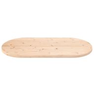 Плот за маса 110x55x2,5 см, масивна дървесина, бор, овален