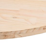 Плот за маса 110x55x2,5 см, масивна дървесина, бор, овален