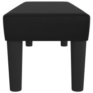 Пейка, черна, 100x30x30 см, изкуствена кожа