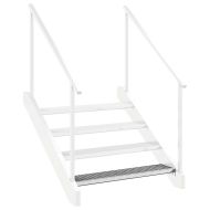 Решетъчно стъпало 90x24x7 см поцинкована стомана